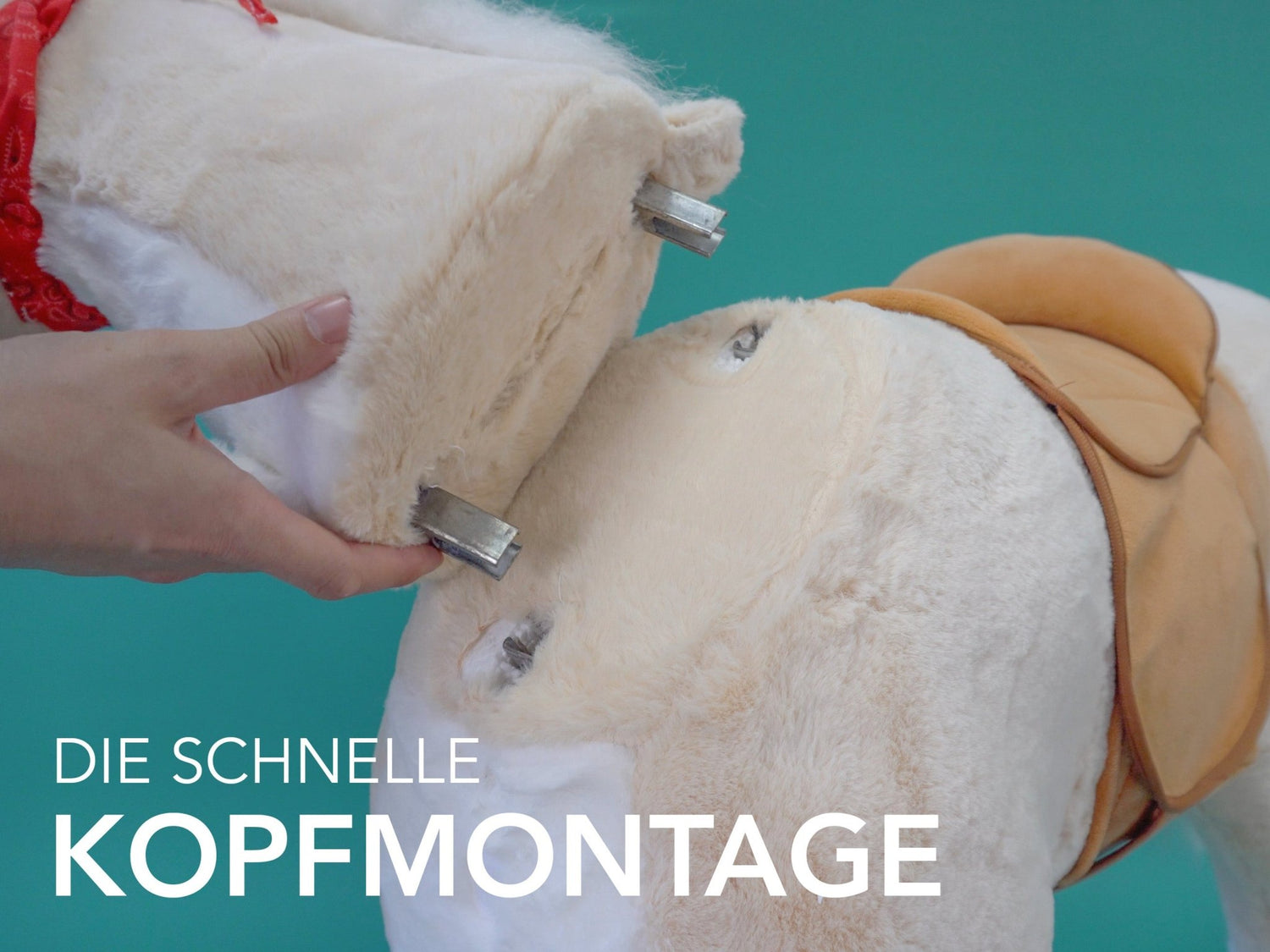 Zusammenbau der 105 & 125 cm Stehpferde - Pink Papaya Toys