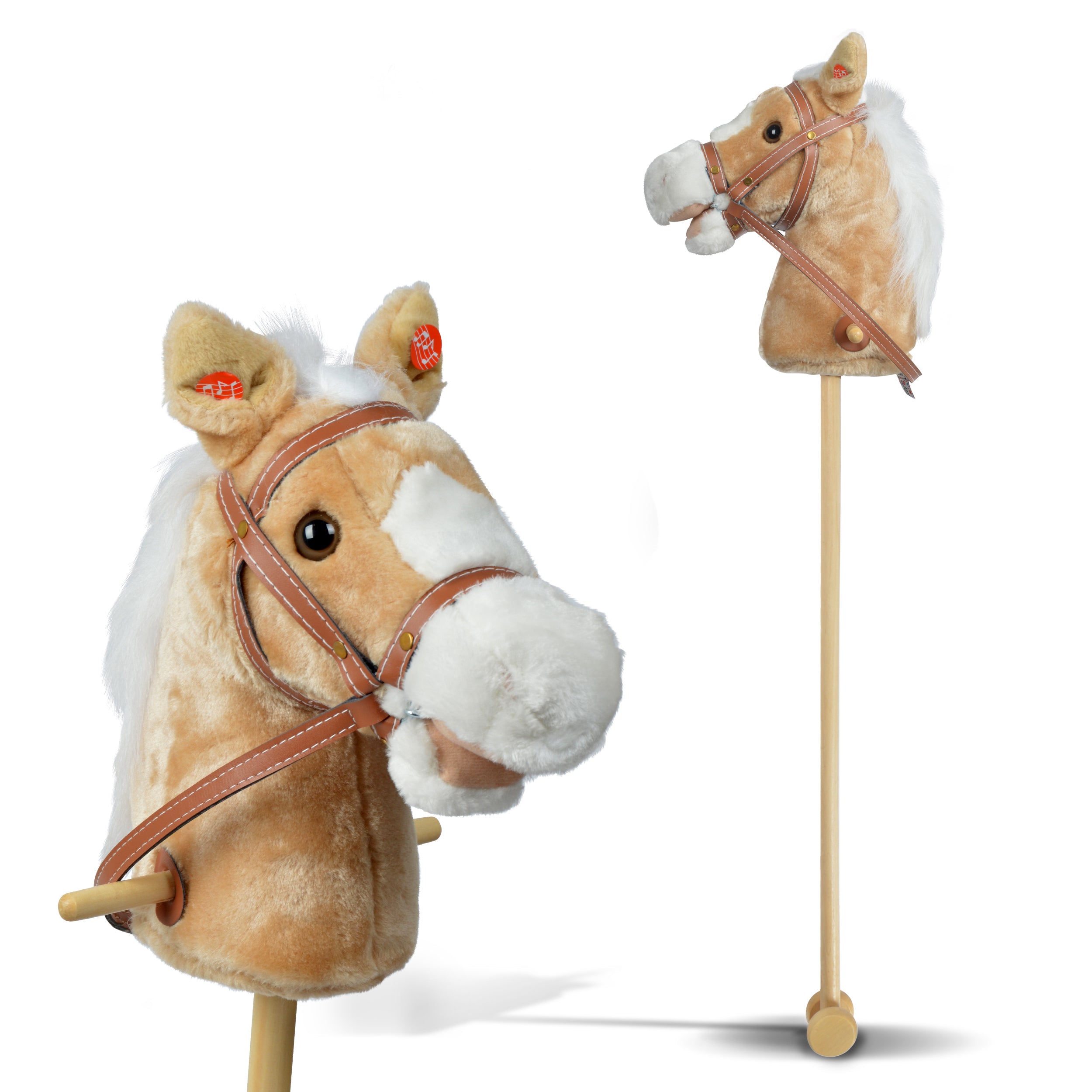 Steckenpferd GOLDY, mit Soundeffekten Goldy