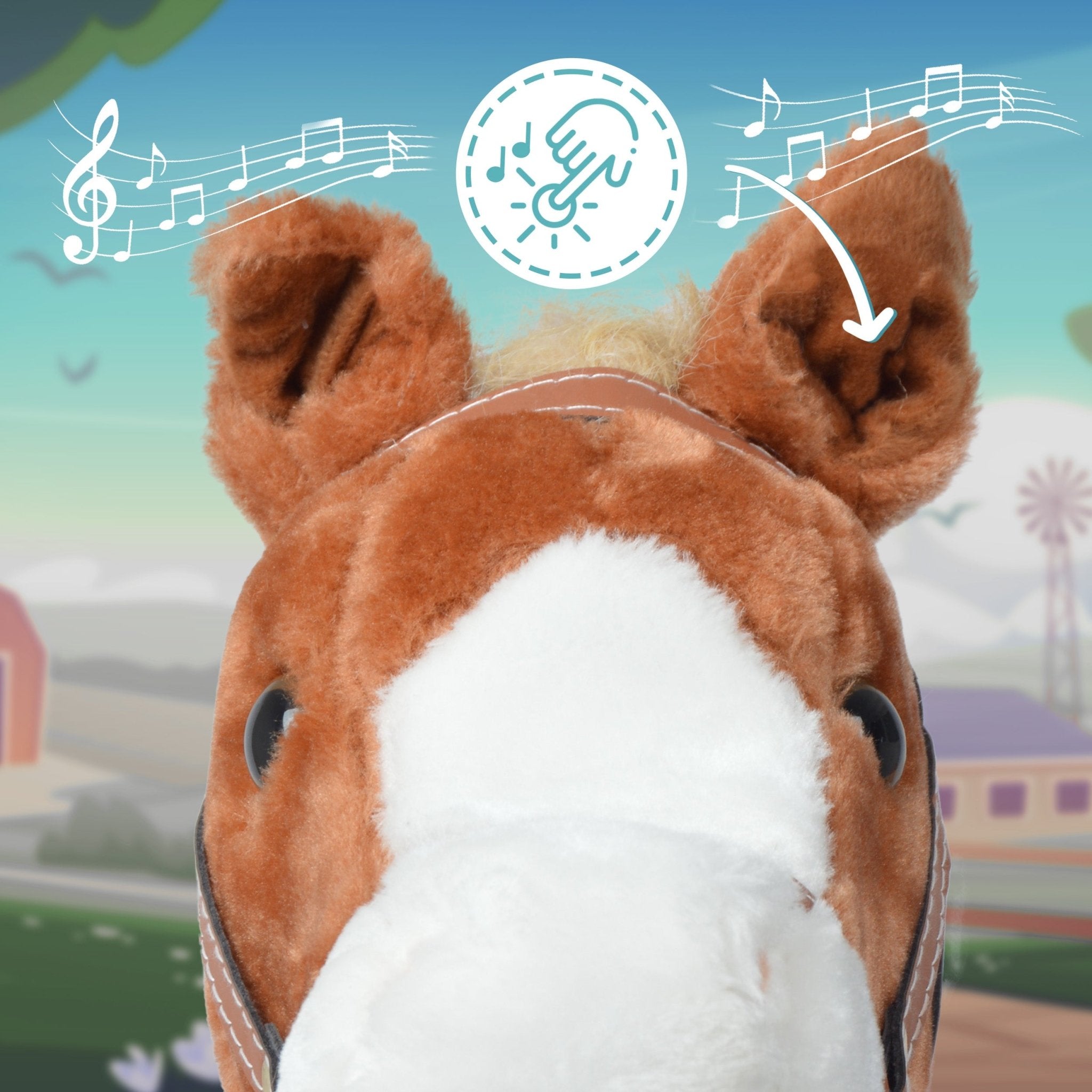Steckenpferd MR. BROWNIE, mit Soundeffekten