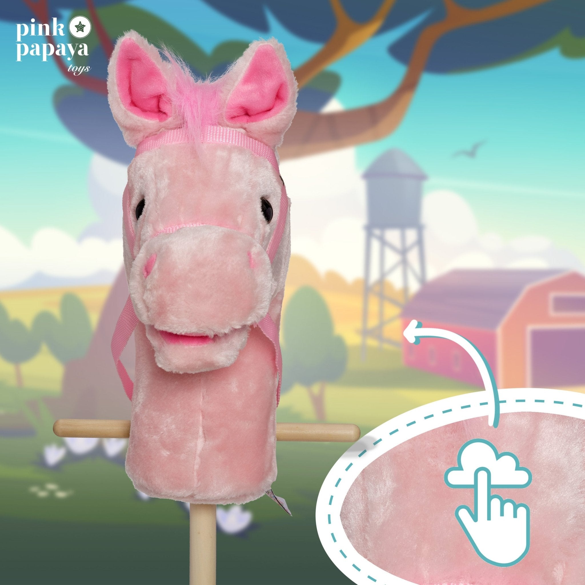 Steckenpferd Sparkles, mit Soundeffekten