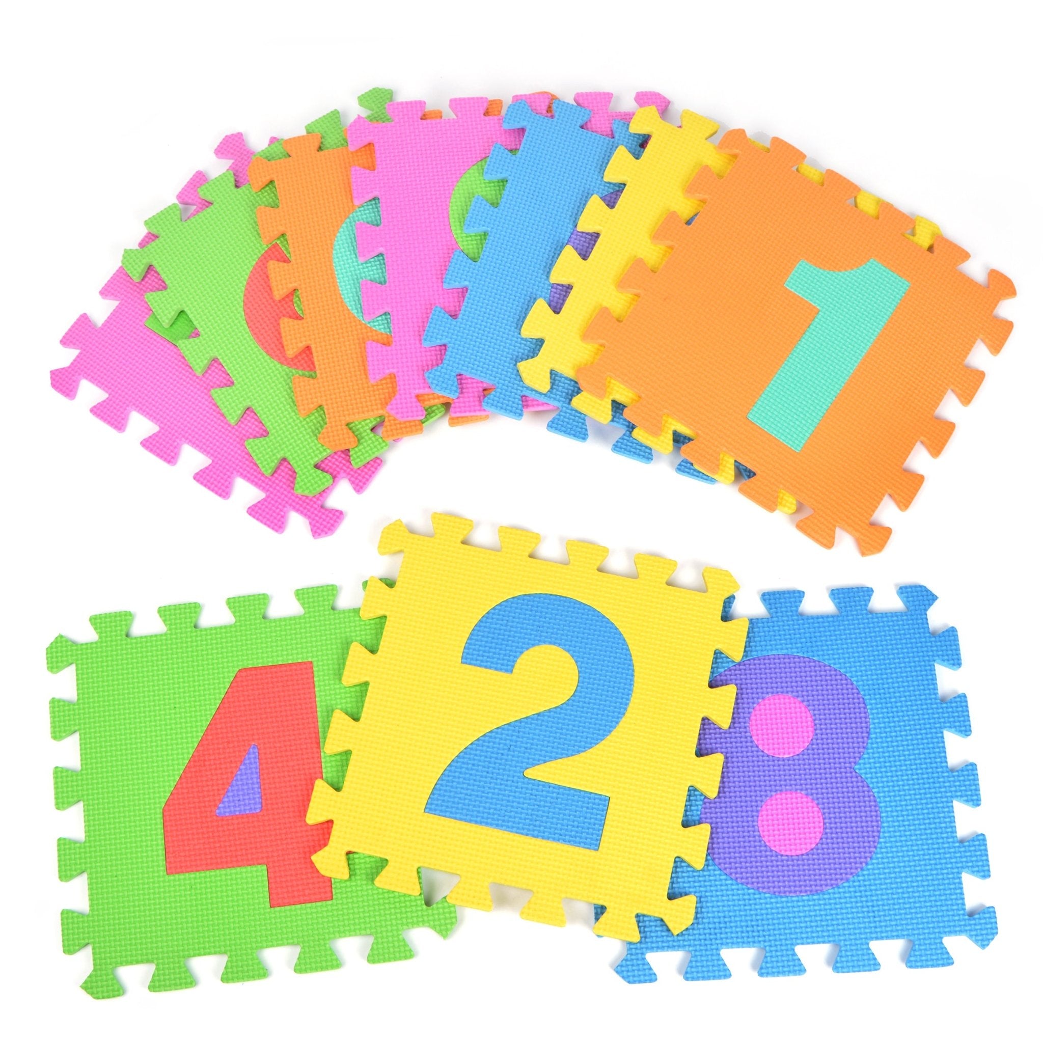 EVA Puzzlematte "Puzzlestar 123" 10 Felder (0-9, ohne Rand)