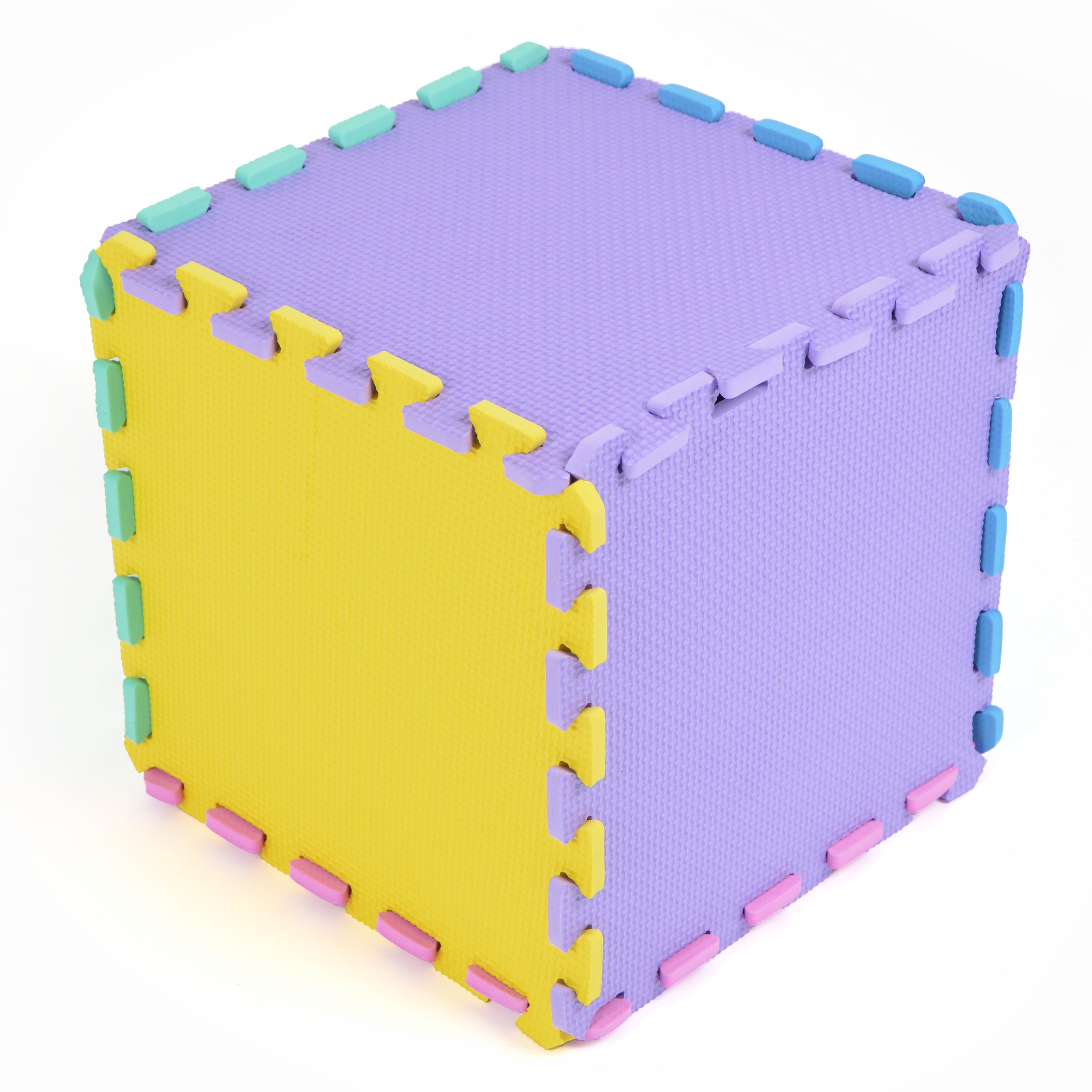 EVA Puzzlematte "Puzzlestar Color" 36 Felder (ohne Buchstaben/Zahlen)