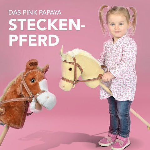 Steckenpferd oder Hobby Horse - Pink Papaya Toys