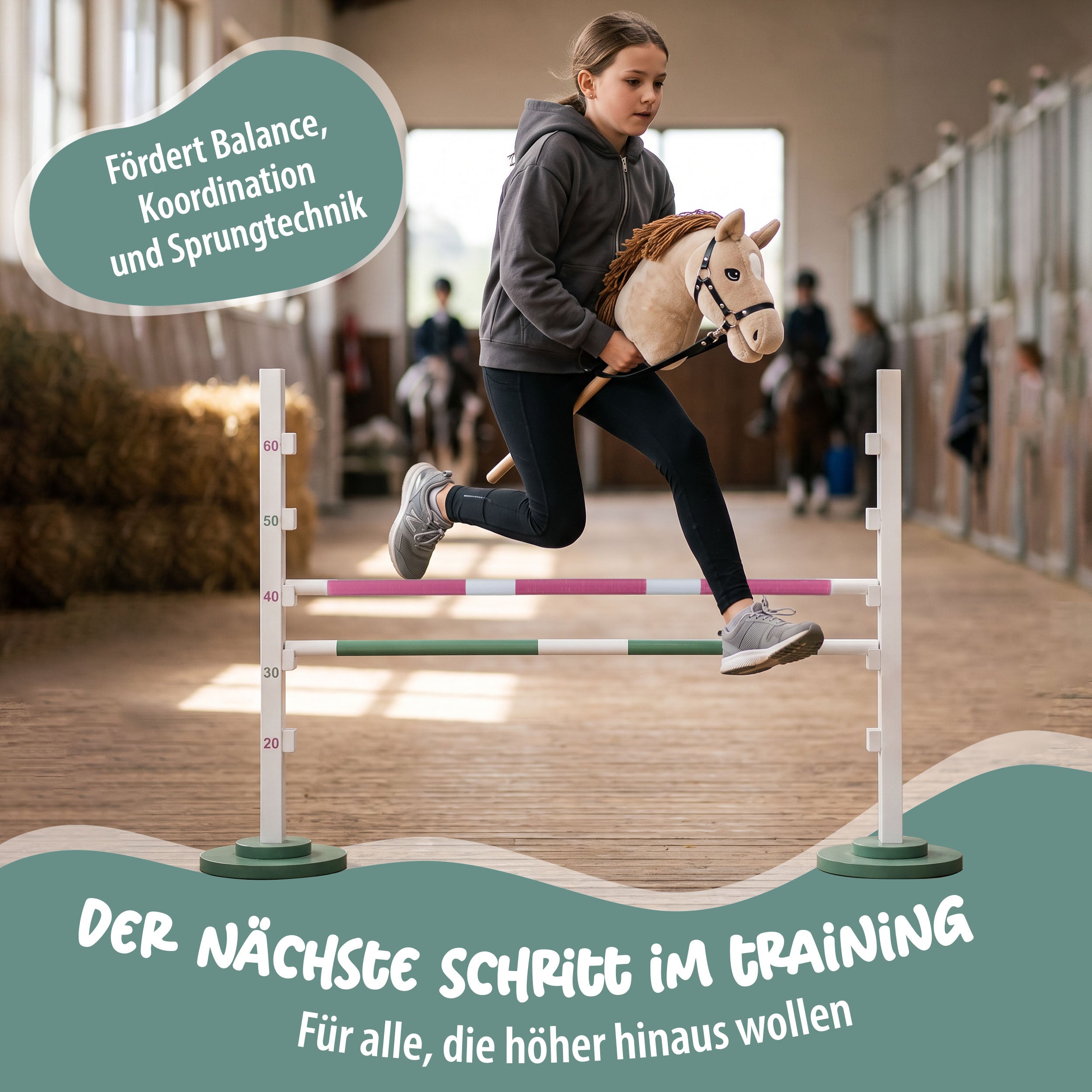 Hobby Horse Haie - Obstacle pour chevaux bâtons