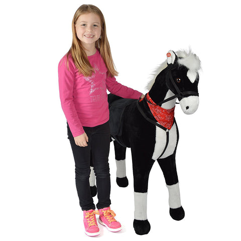 Spielpferd zum Reiten - XXL Stehpferd AMADEUS 105 cm