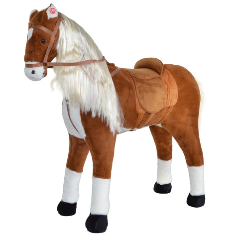 Cheval debout Elsa - Cheval en peluche XXL 105 cm
