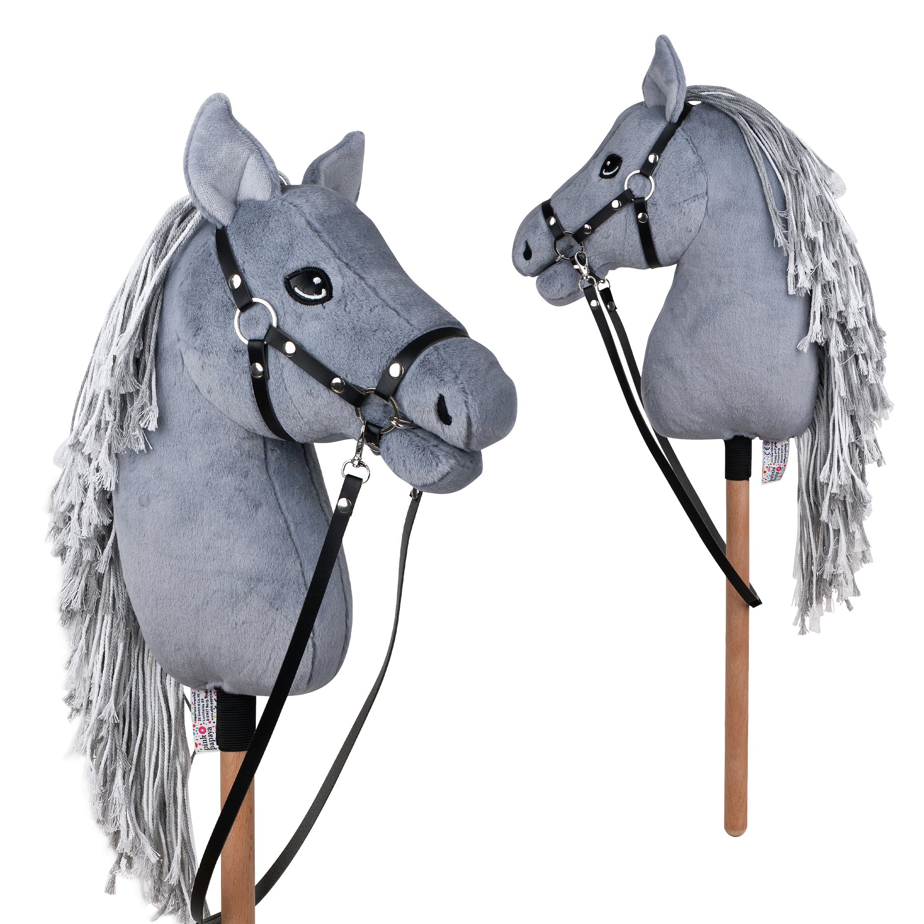 Paquet De 2 Bâtons Gonflables Tête De Cheval Pour Enfants - 37 Pouces Hobby Horse, Jouet Gonflable Coloré Et Léger Pour Jeux Et Fêtes