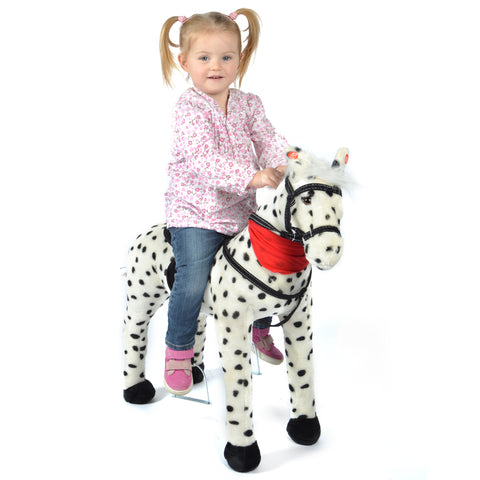 Cheval debout Jolly - Cheval en peluche XXL 75 cm