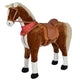 Cheval debout Max - Cheval en peluche XXL 105 cm