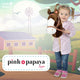 Steckenpferd HAPPY, mit Soundeffekten - Pink Papaya Toys
