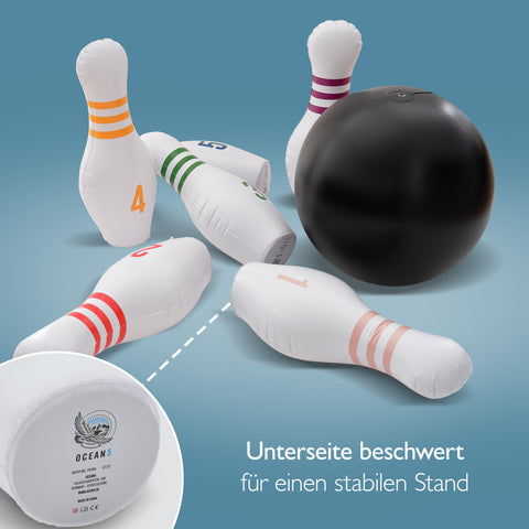 Aufblasbares XL Bowling Set