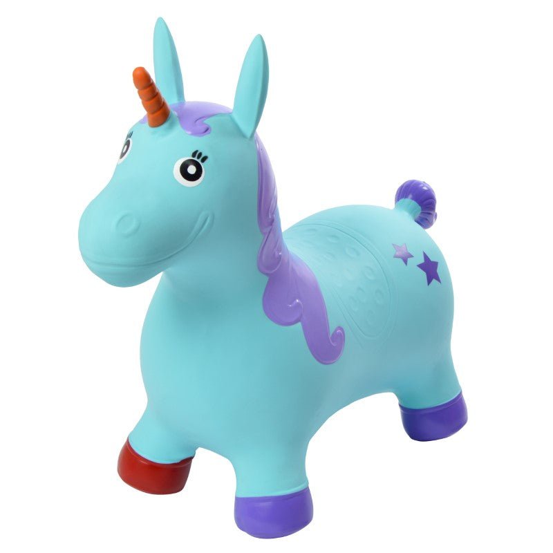 Pink Papaya Hüpftier Einhorn Blau - Bobby