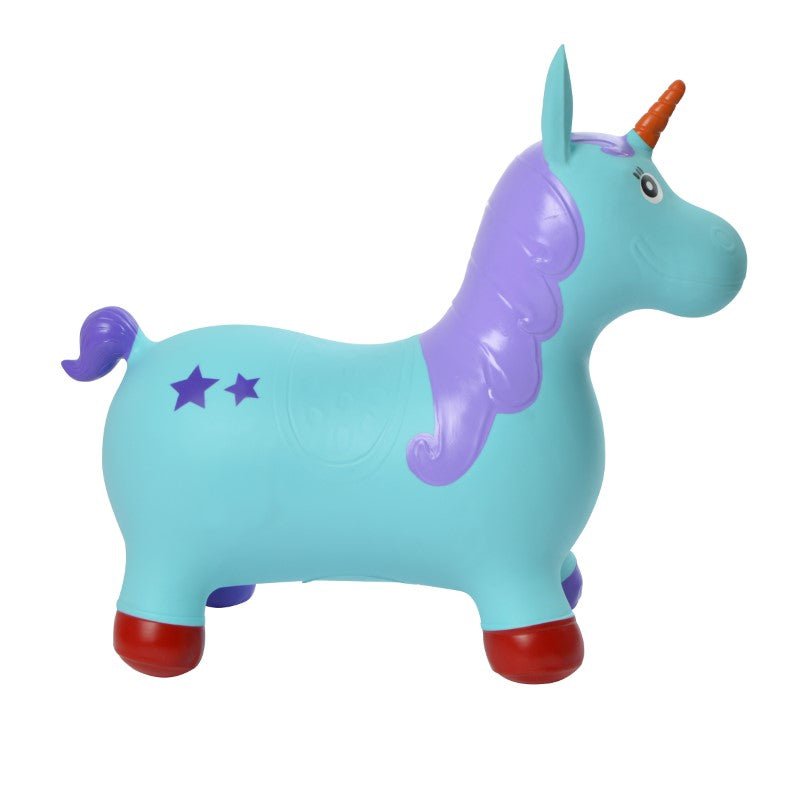 Pink Papaya Hüpftier Einhorn Blau - Bobby