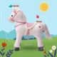 Pink Papaya Stehpferd zum draufsitzen 60cm Spielpferd mit Sound - Luna - Pink Papaya Toys