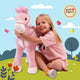 Pink Papaya Stehpferd zum draufsitzen 60cm Spielpferd mit Sound - Sparkles - Pink Papaya Toys