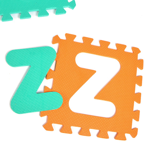 EVA Puzzlematte "Puzzlestar 123 - ABC" 36 Felder (A-Z&0-9 ohne Rand)
