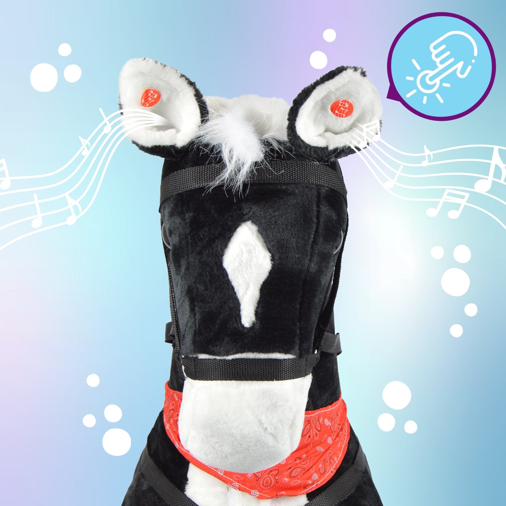 Spielpferd zum Reiten - XXL Stehpferd AMADEUS 105 cm