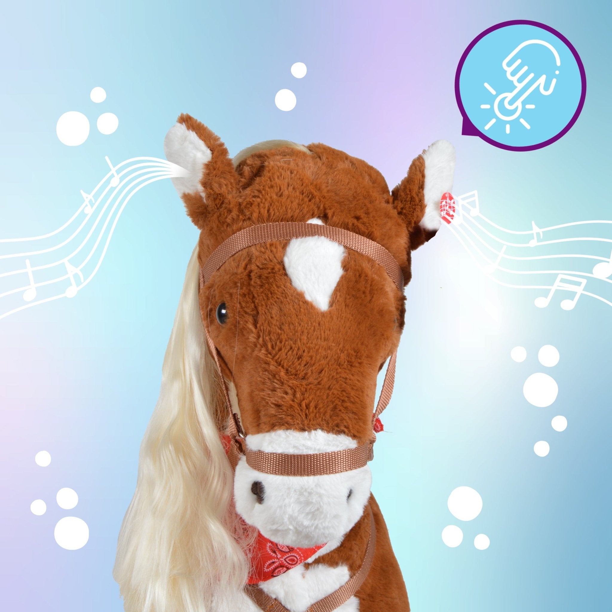 Spielpferd zum Reiten - XXL Stehpferd ELSA - 105 cm - mit Sounds Elsa