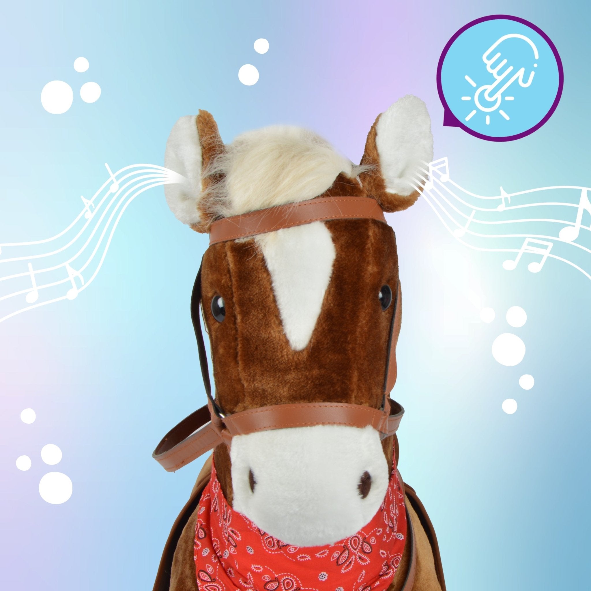 Spielpferd zum Reiten - XXL Stehpferd MAX 105 cm